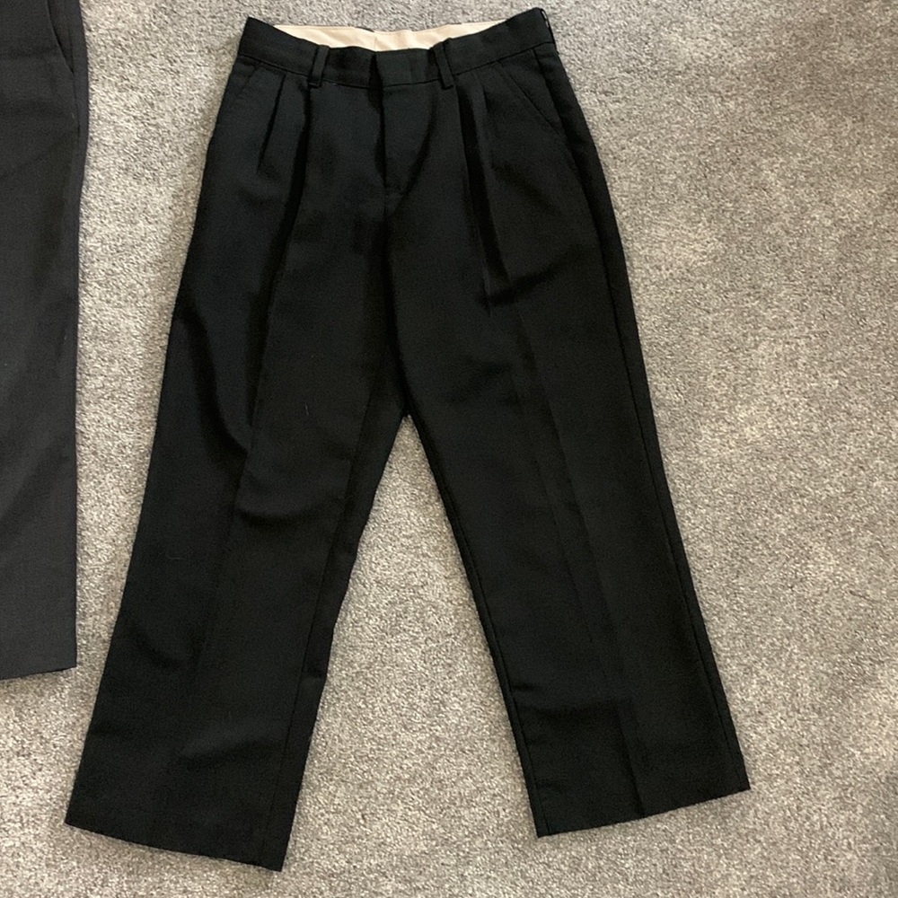 Black size 8 boys dress pants